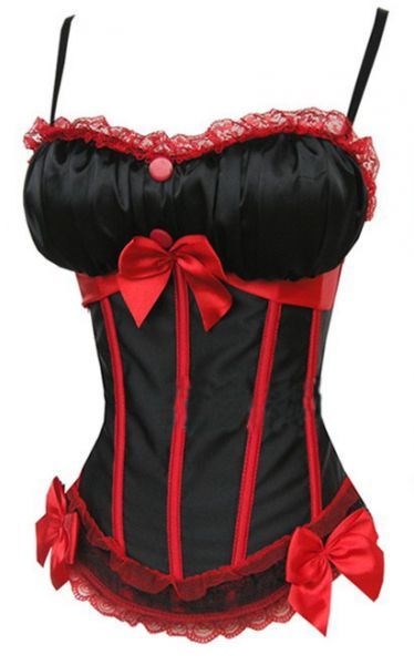Corset Vermelho/Preto