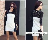 Vestido de Renda RETRÔ Ultima Tendência