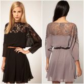 Vestido Casual e Sensual Detalhe Renda