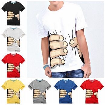 Camiseta Apertando a Barriga 3D