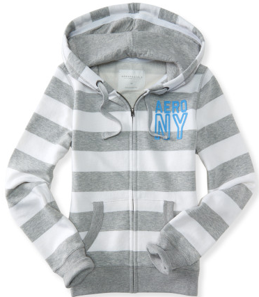 Aero NY Stripe Full-Zip Hoodie