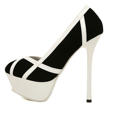 Sapato Star Look Black White