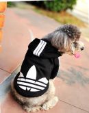 Roupinha com Capuz para Cachorro Adidas