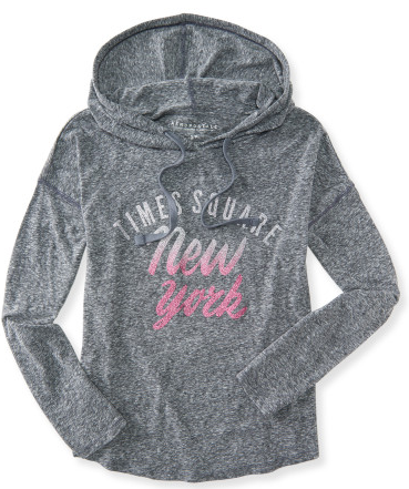 Times Square New York Lightweight Pullover Hoodie