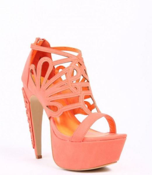 Fascinating Orange Copy Sheepskin Fashion