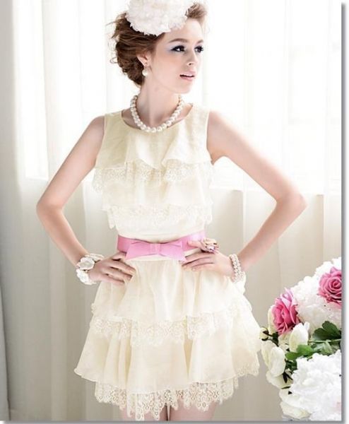 Vestido Lolita Casual E Sensual