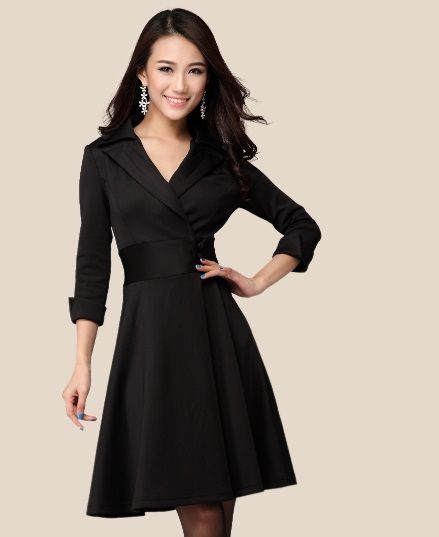 Vestido Cinturado Coleção Outono Inverno