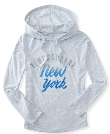 Times Square New York Lightweight Pullover Hoodie