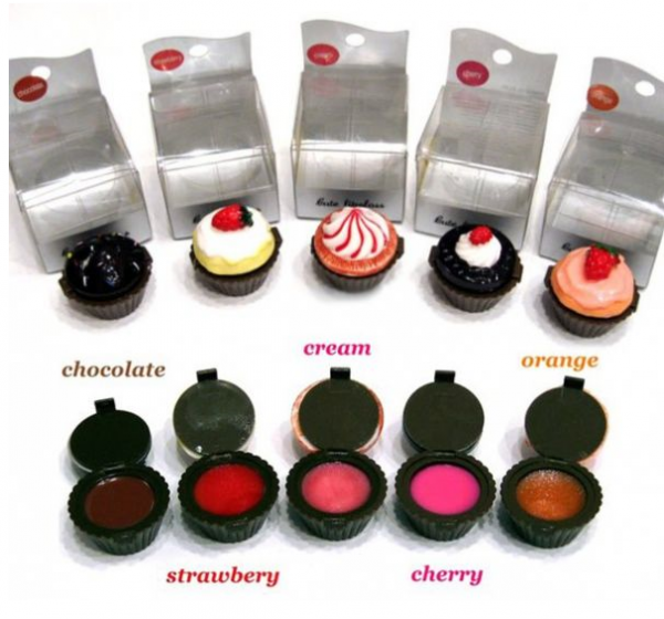 Lip Gloss no Designer Mini Cup Cake