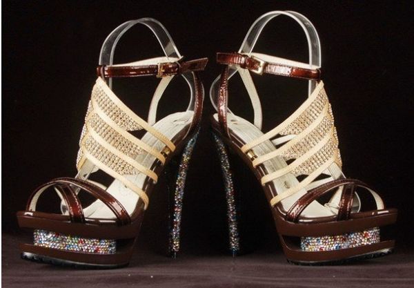 Hot Luxury Saldalia Gold Cristais