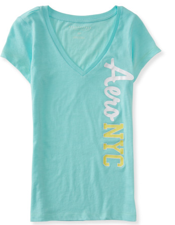 Aero NYC V-Neck Graphic T