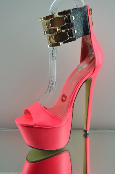 Attractive Red Ankle Strap Tornozeleira Gold