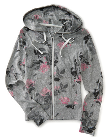 Roses Full-Zip Hoodie