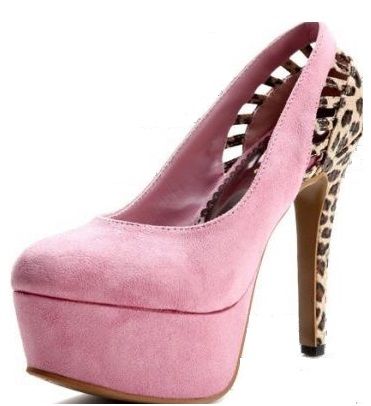 Pumps Peep Toe Oncinha