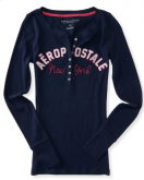 Long Sleeve Aero Ribbed Henley