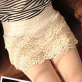 Short Saia de Renda Cute