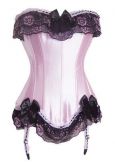 Corset Rosa Prendada