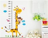 Adesivo Regua Girafa Acompanhe o crescimento do seu Filho