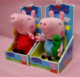 Conjunto de Peppa Pig e George Pig