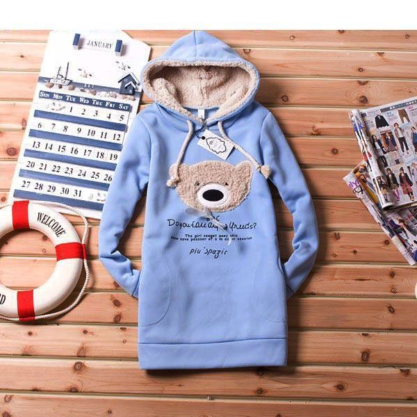 Casaco Hoodies Ursinho Fofo