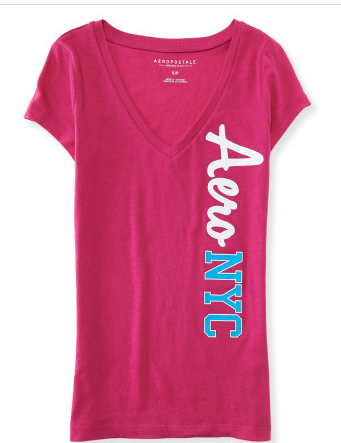 Aero NYC V-Neck Graphic T