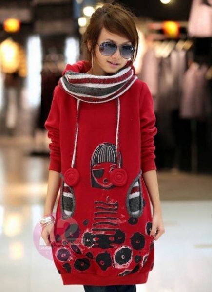 Casaco Sobretudo Hoodies Carton