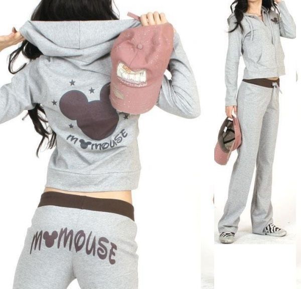 Conjunto Moleton Mickey Fitness Academia